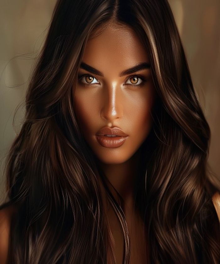 Cabelo alinhado